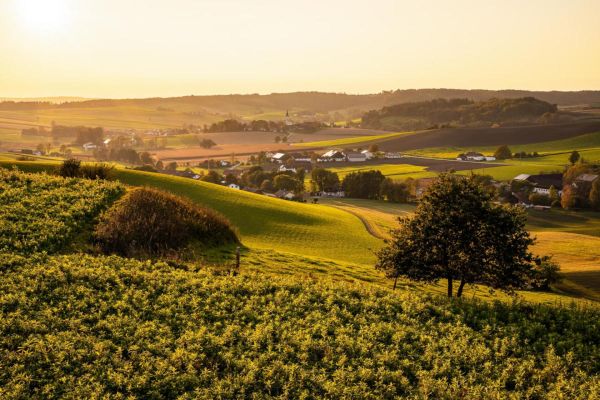 Sonnenuntergang in Bad Griesbach, Kur