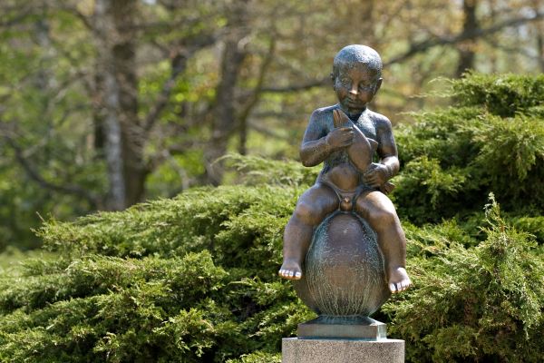 Franzl-Statue in Franzensbad, Tschechien