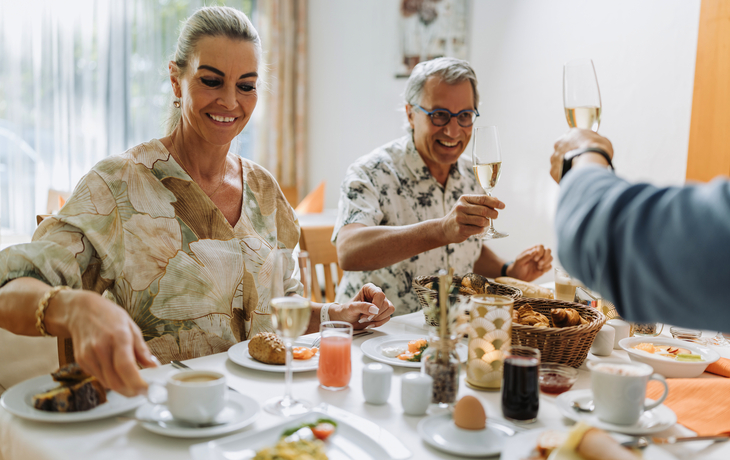 Gemütliches Frühstück