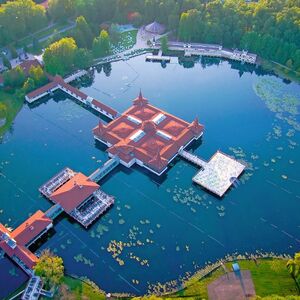 Hevizer Heilsee von oben
